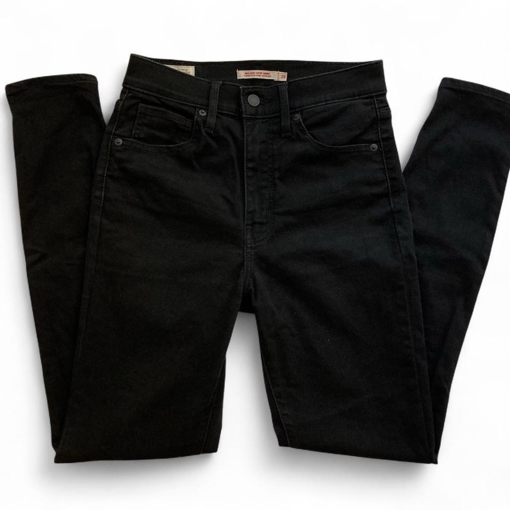Levi's Mile High skinny jeans 28W x 30L black